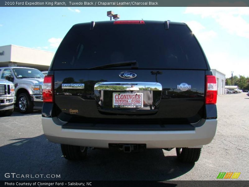 Tuxedo Black / Chaparral Leather/Charcoal Black 2010 Ford Expedition King Ranch
