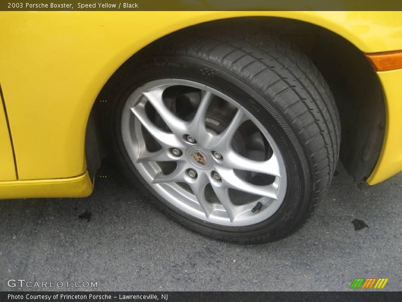 Speed Yellow / Black 2003 Porsche Boxster