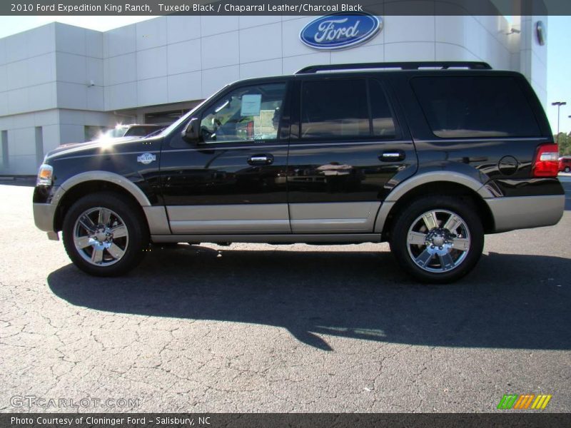 Tuxedo Black / Chaparral Leather/Charcoal Black 2010 Ford Expedition King Ranch