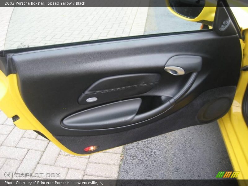 Speed Yellow / Black 2003 Porsche Boxster