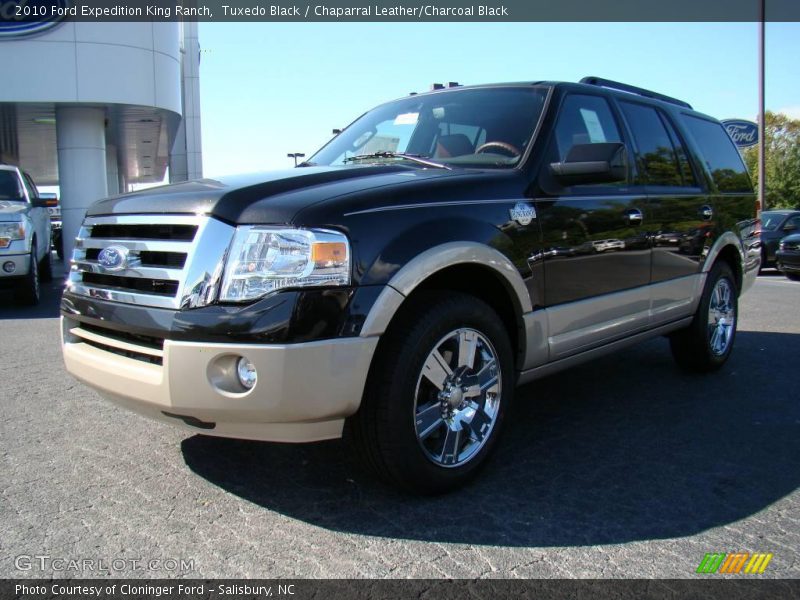 Tuxedo Black / Chaparral Leather/Charcoal Black 2010 Ford Expedition King Ranch