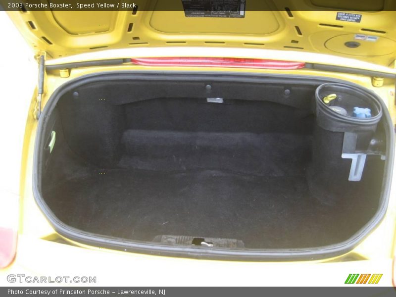 Speed Yellow / Black 2003 Porsche Boxster