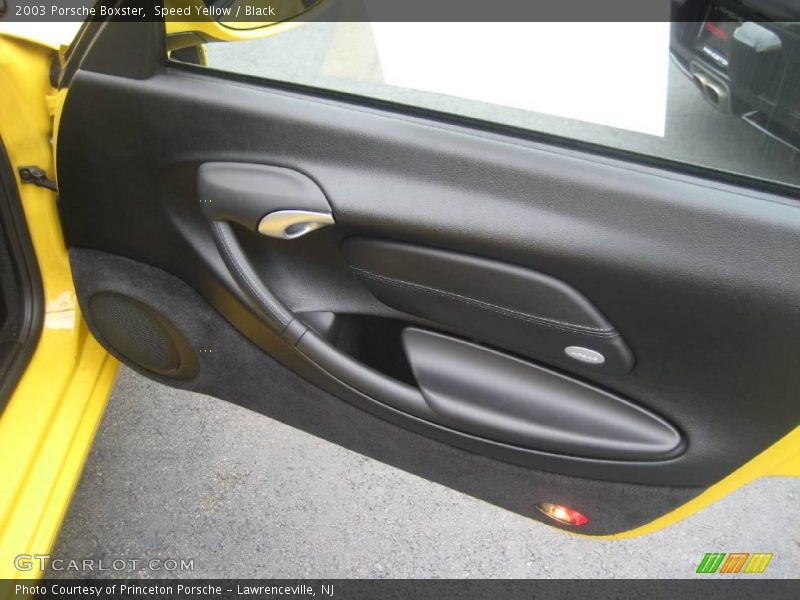 Speed Yellow / Black 2003 Porsche Boxster