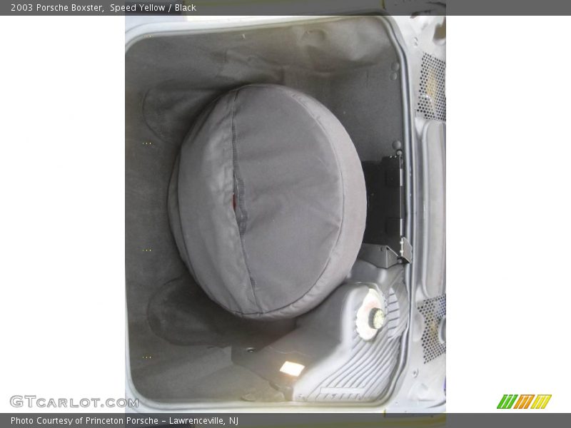 Speed Yellow / Black 2003 Porsche Boxster