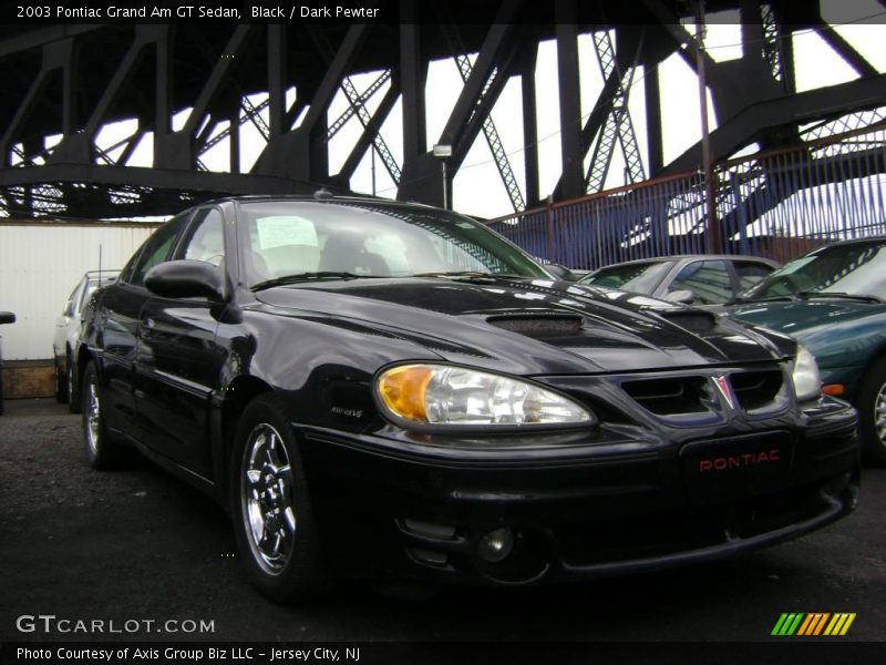 Black / Dark Pewter 2003 Pontiac Grand Am GT Sedan