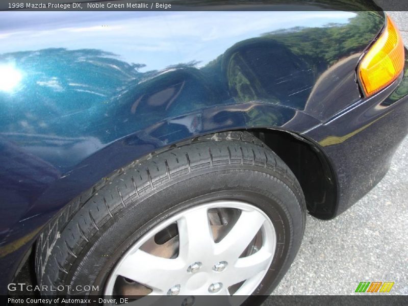 Noble Green Metallic / Beige 1998 Mazda Protege DX