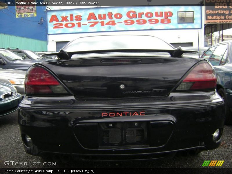 Black / Dark Pewter 2003 Pontiac Grand Am GT Sedan