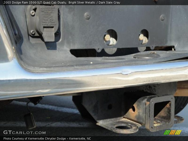 Bright Silver Metallic / Dark Slate Gray 2003 Dodge Ram 3500 SLT Quad Cab Dually