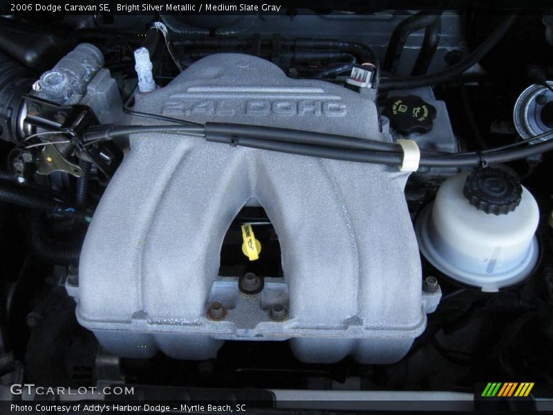 Bright Silver Metallic / Medium Slate Gray 2006 Dodge Caravan SE