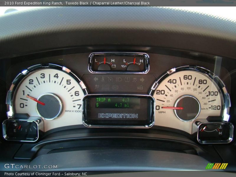 Tuxedo Black / Chaparral Leather/Charcoal Black 2010 Ford Expedition King Ranch