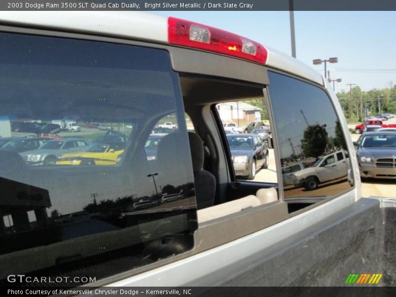 Bright Silver Metallic / Dark Slate Gray 2003 Dodge Ram 3500 SLT Quad Cab Dually