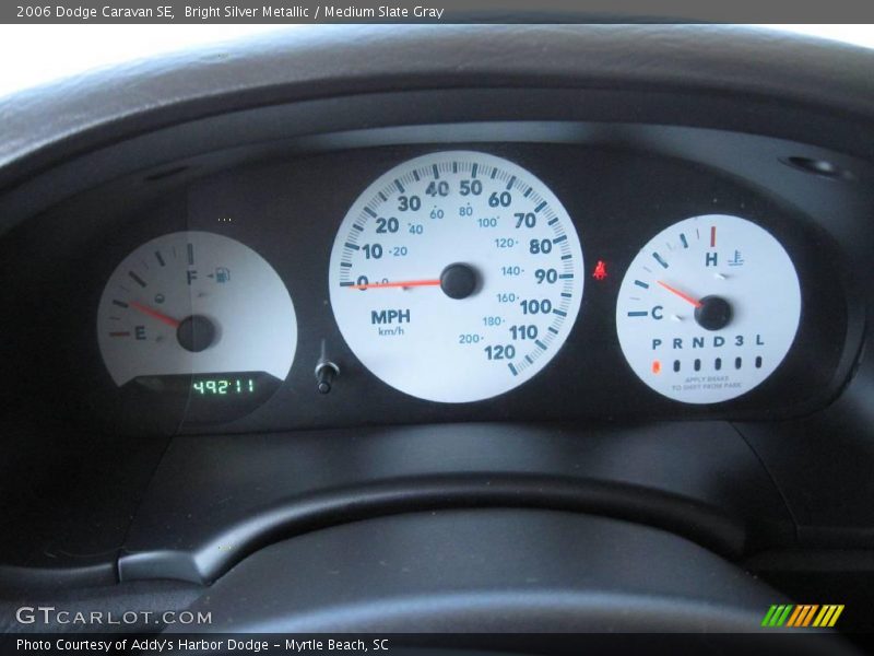 Bright Silver Metallic / Medium Slate Gray 2006 Dodge Caravan SE