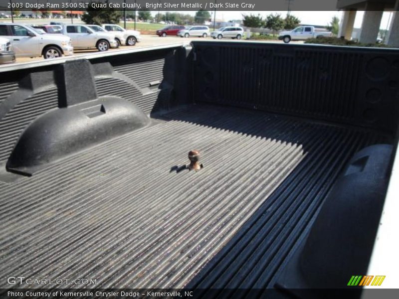 Bright Silver Metallic / Dark Slate Gray 2003 Dodge Ram 3500 SLT Quad Cab Dually