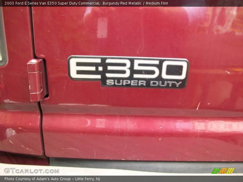 Burgundy Red Metallic / Medium Flint 2003 Ford E Series Van E350 Super Duty Commercial