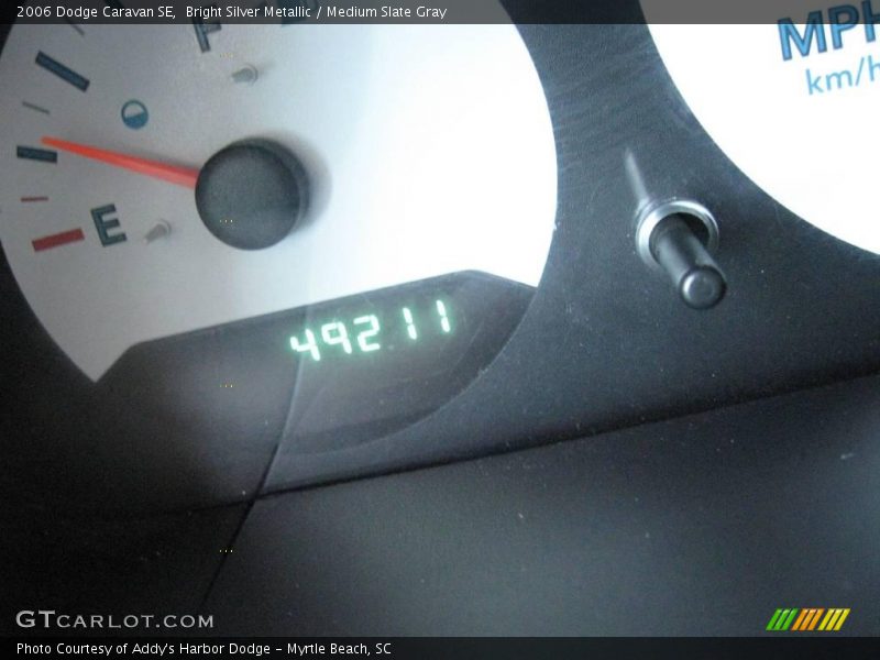 Bright Silver Metallic / Medium Slate Gray 2006 Dodge Caravan SE