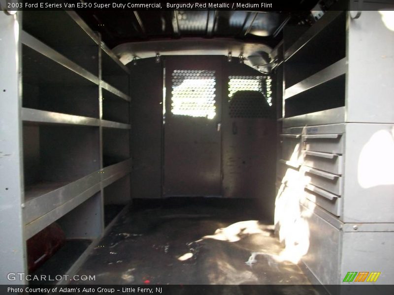 Burgundy Red Metallic / Medium Flint 2003 Ford E Series Van E350 Super Duty Commercial