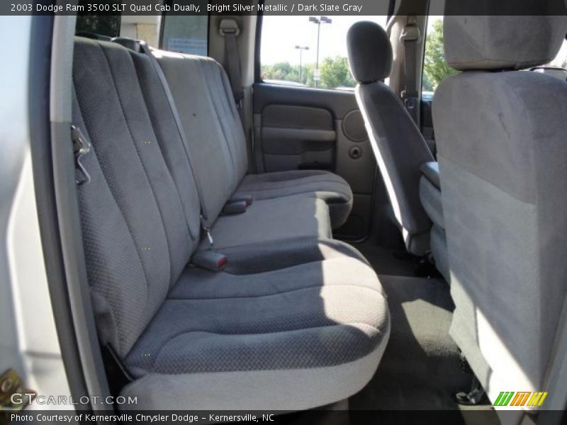 Bright Silver Metallic / Dark Slate Gray 2003 Dodge Ram 3500 SLT Quad Cab Dually