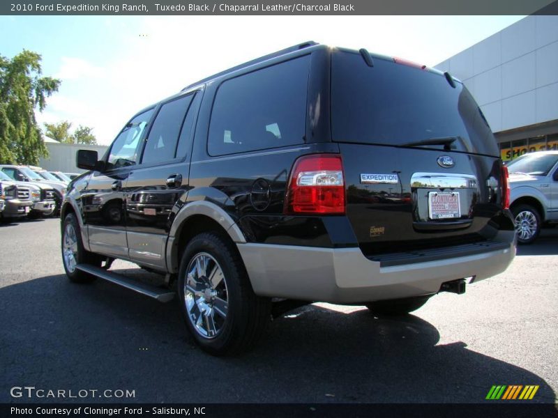 Tuxedo Black / Chaparral Leather/Charcoal Black 2010 Ford Expedition King Ranch