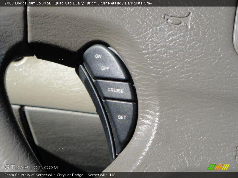 Bright Silver Metallic / Dark Slate Gray 2003 Dodge Ram 3500 SLT Quad Cab Dually