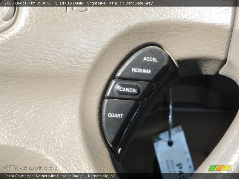 Bright Silver Metallic / Dark Slate Gray 2003 Dodge Ram 3500 SLT Quad Cab Dually