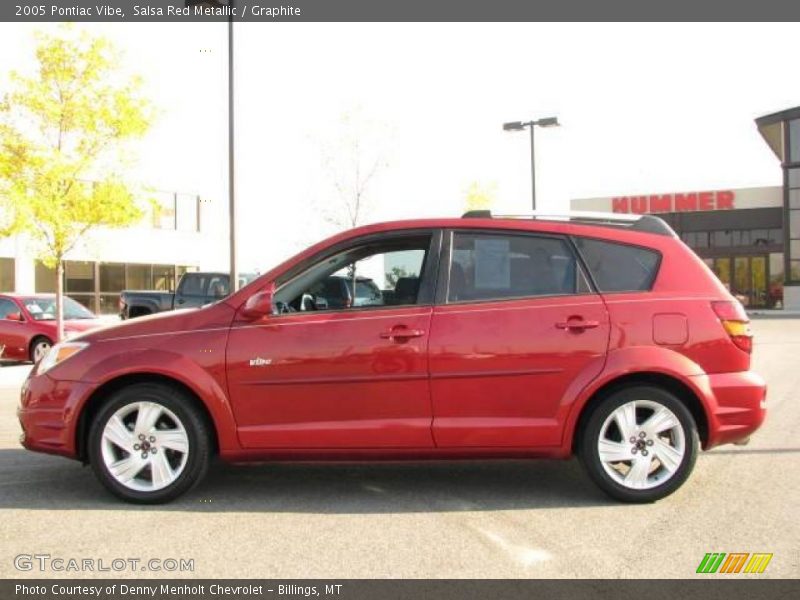 Salsa Red Metallic / Graphite 2005 Pontiac Vibe