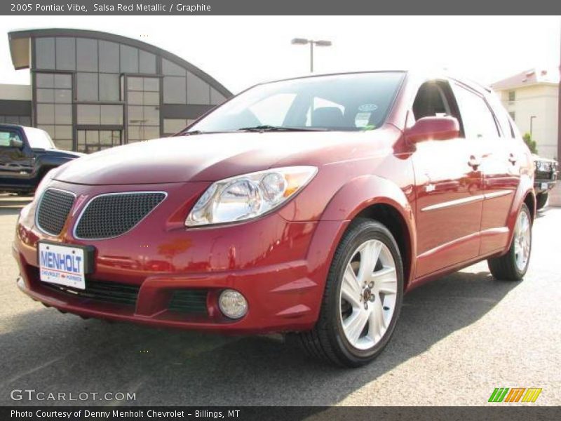 Salsa Red Metallic / Graphite 2005 Pontiac Vibe