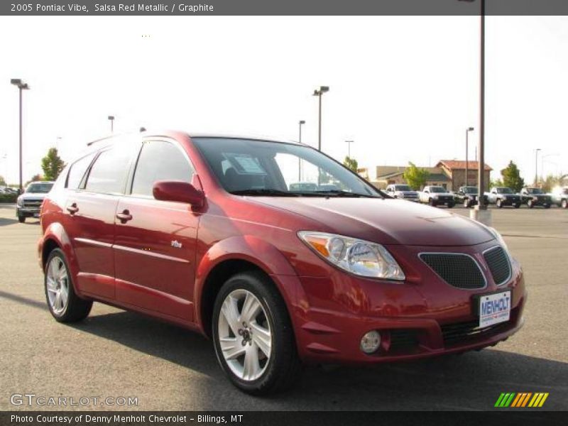 Salsa Red Metallic / Graphite 2005 Pontiac Vibe