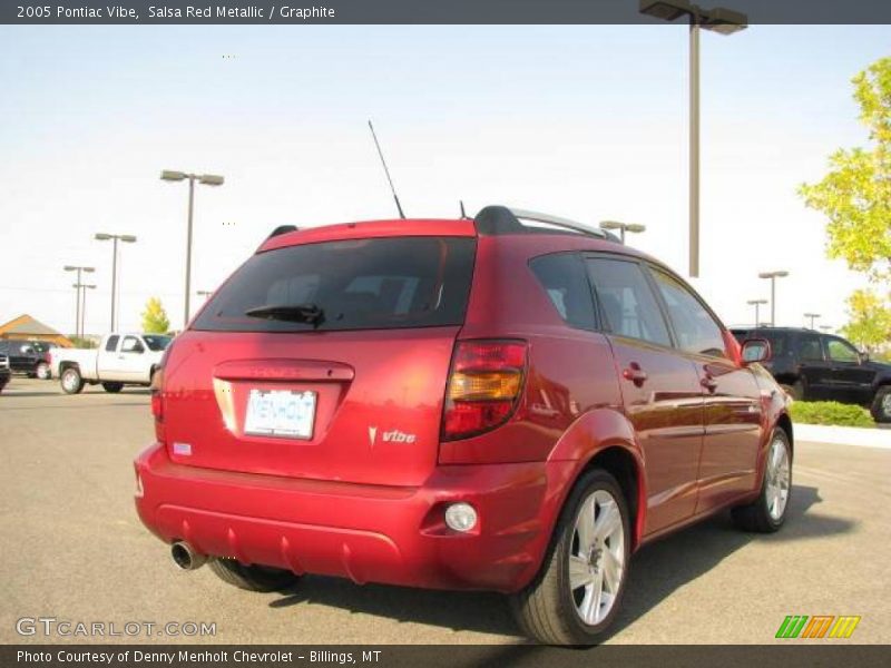 Salsa Red Metallic / Graphite 2005 Pontiac Vibe