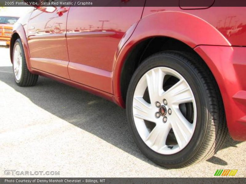 Salsa Red Metallic / Graphite 2005 Pontiac Vibe