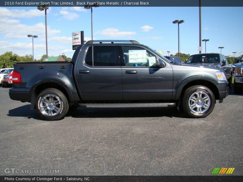 Black Pearl Slate Metallic / Charcoal Black 2010 Ford Explorer Sport Trac Limited
