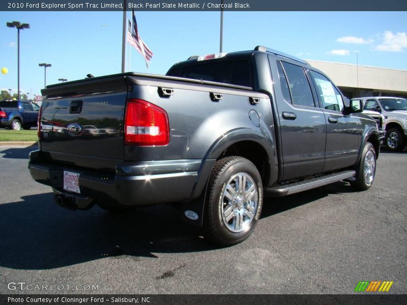 Black Pearl Slate Metallic / Charcoal Black 2010 Ford Explorer Sport Trac Limited