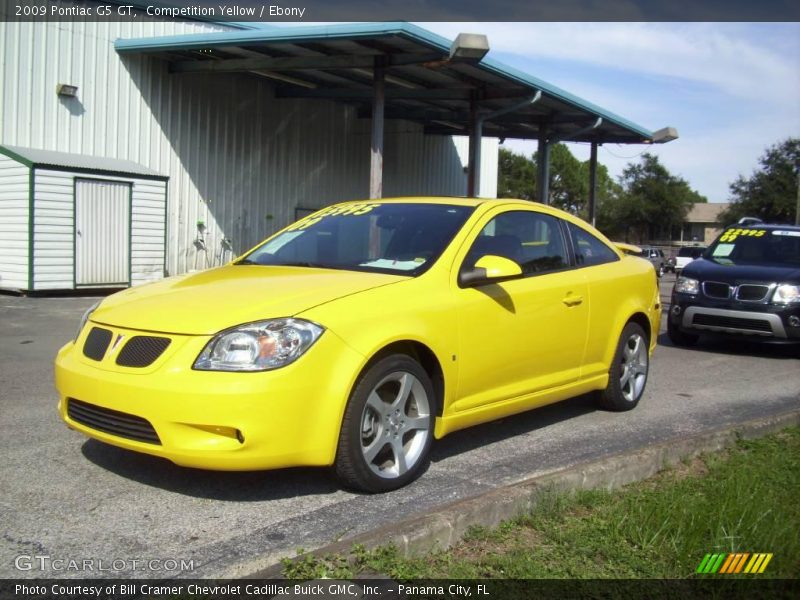 Competition Yellow / Ebony 2009 Pontiac G5 GT