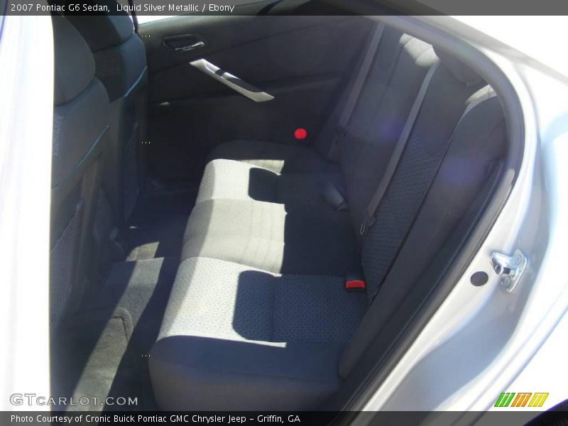Liquid Silver Metallic / Ebony 2007 Pontiac G6 Sedan