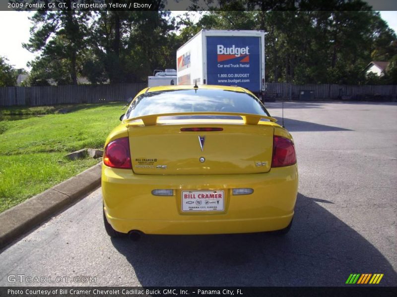 Competition Yellow / Ebony 2009 Pontiac G5 GT