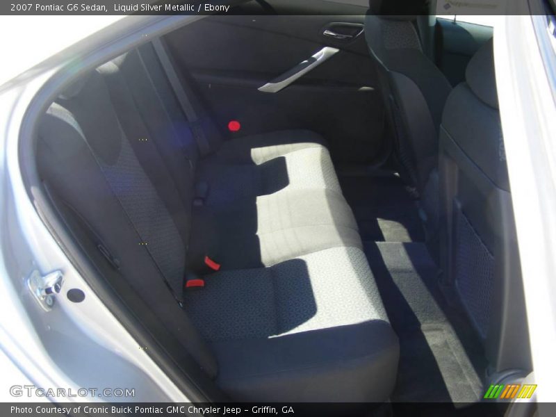 Liquid Silver Metallic / Ebony 2007 Pontiac G6 Sedan