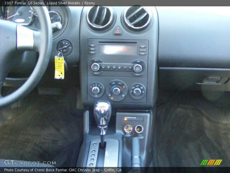 Liquid Silver Metallic / Ebony 2007 Pontiac G6 Sedan