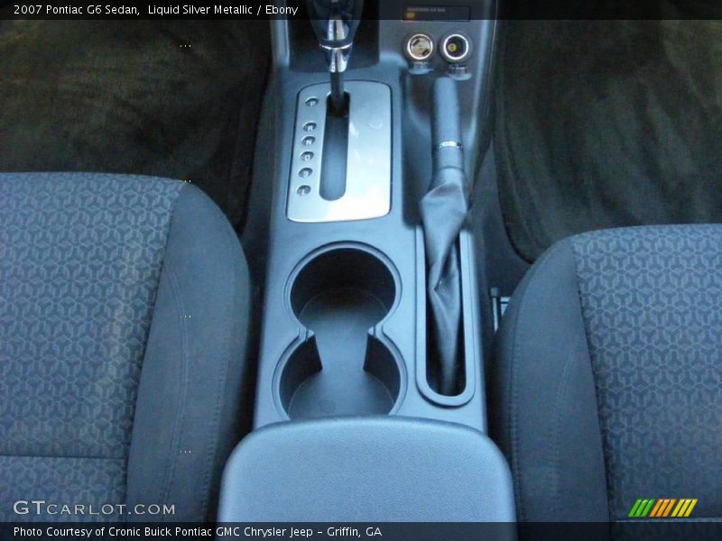 Liquid Silver Metallic / Ebony 2007 Pontiac G6 Sedan