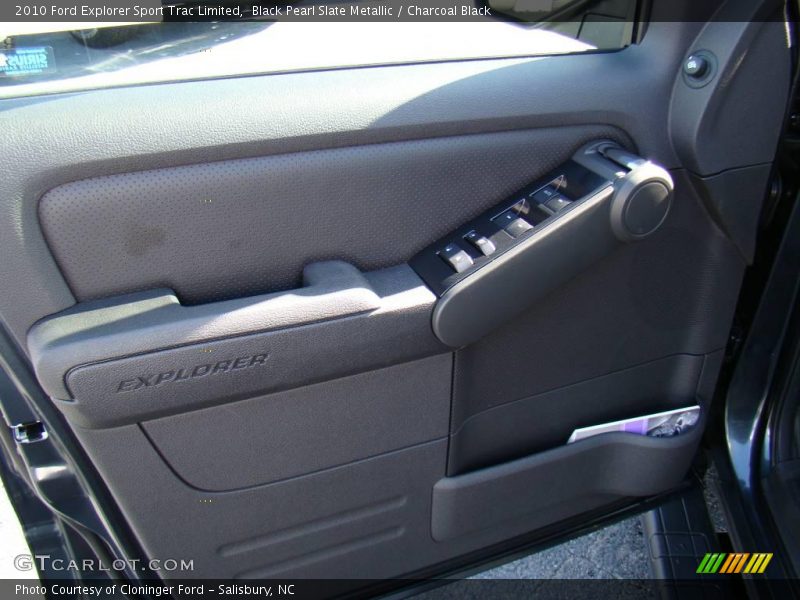 Black Pearl Slate Metallic / Charcoal Black 2010 Ford Explorer Sport Trac Limited