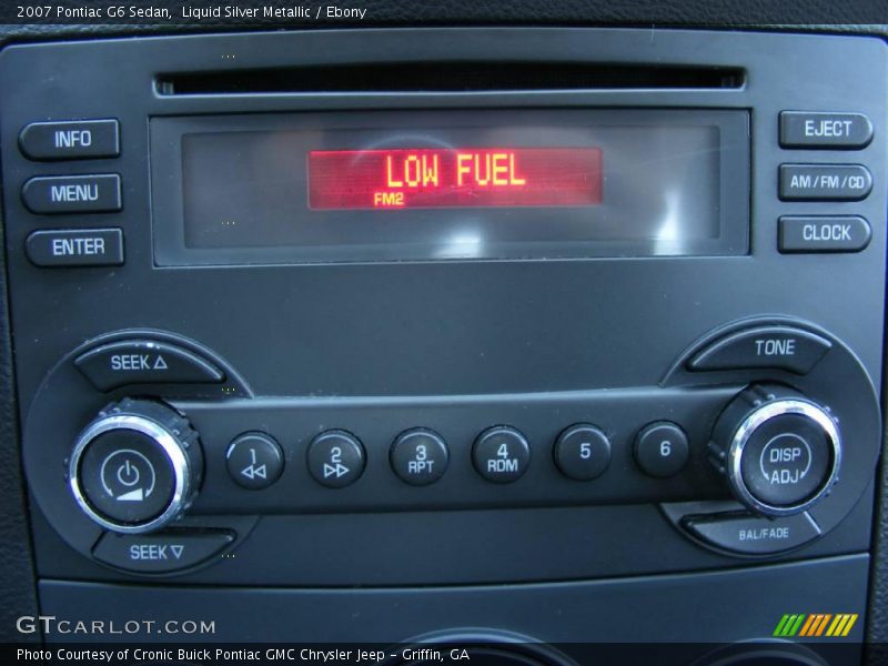 Liquid Silver Metallic / Ebony 2007 Pontiac G6 Sedan