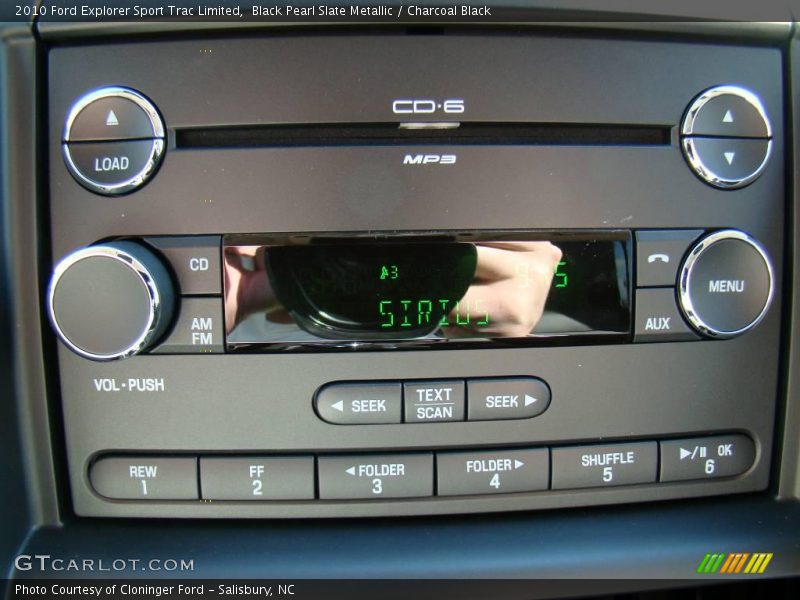 Black Pearl Slate Metallic / Charcoal Black 2010 Ford Explorer Sport Trac Limited