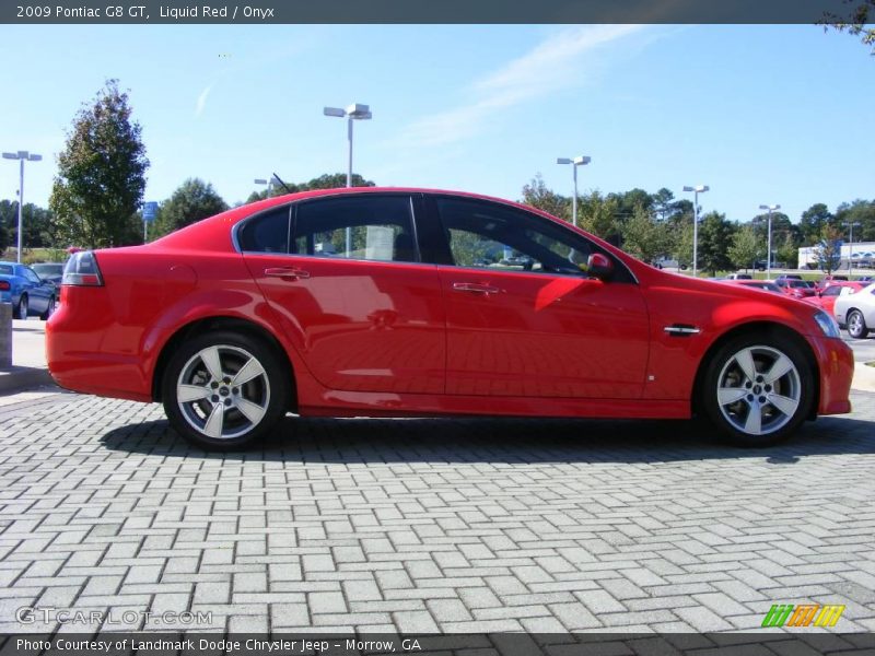 Liquid Red / Onyx 2009 Pontiac G8 GT