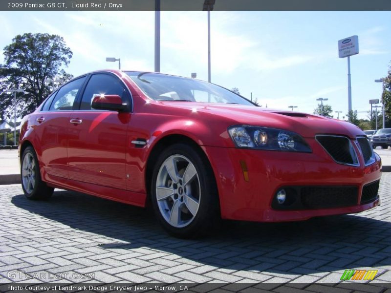 Liquid Red / Onyx 2009 Pontiac G8 GT