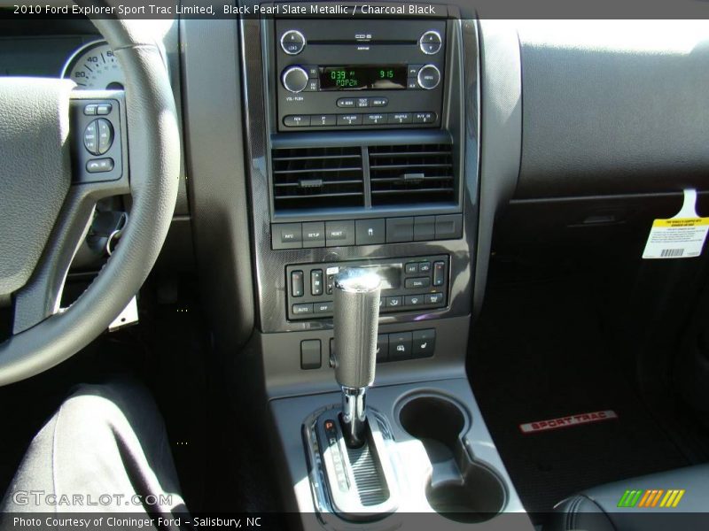 Black Pearl Slate Metallic / Charcoal Black 2010 Ford Explorer Sport Trac Limited