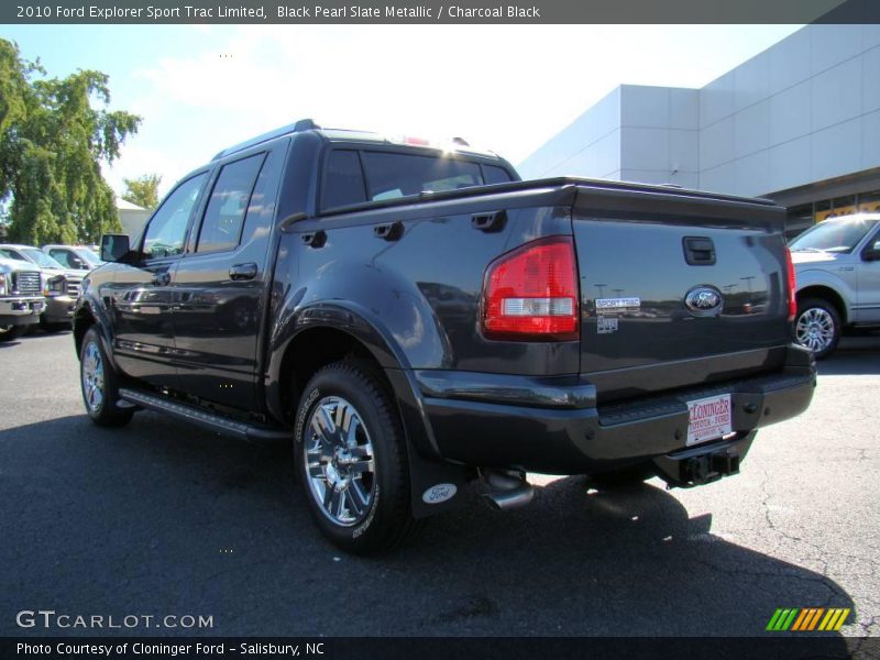 Black Pearl Slate Metallic / Charcoal Black 2010 Ford Explorer Sport Trac Limited