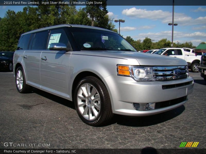 Ingot Silver Metallic / Medium Light Stone 2010 Ford Flex Limited
