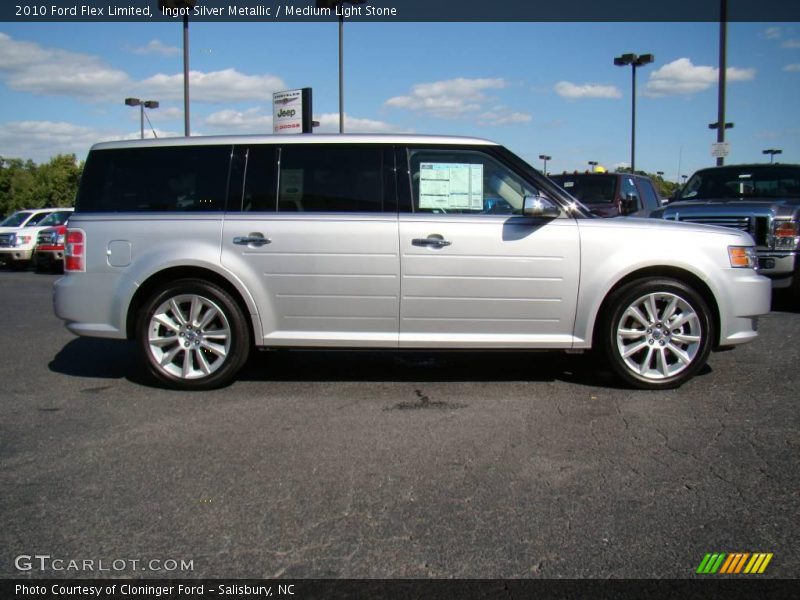 Ingot Silver Metallic / Medium Light Stone 2010 Ford Flex Limited