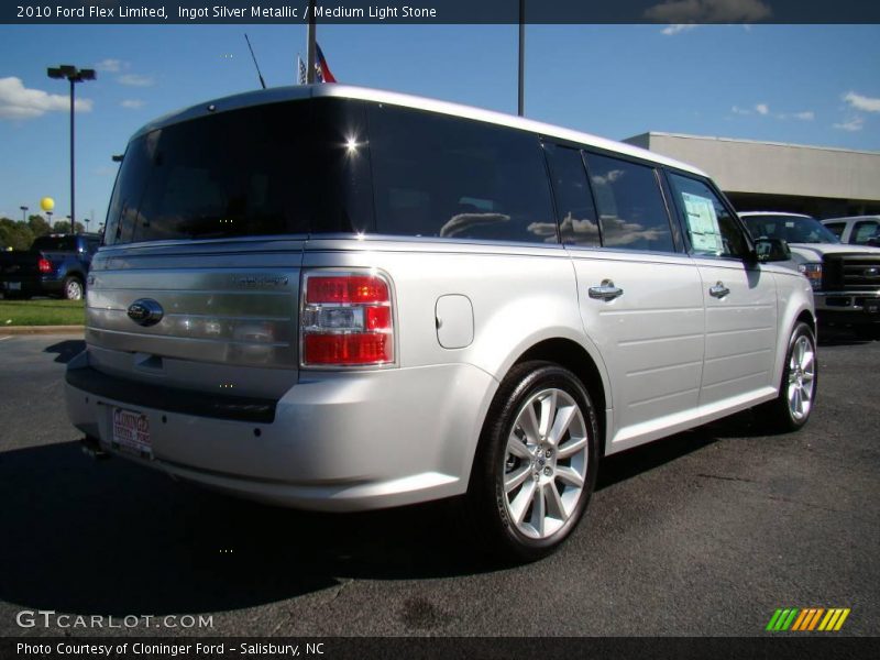 Ingot Silver Metallic / Medium Light Stone 2010 Ford Flex Limited