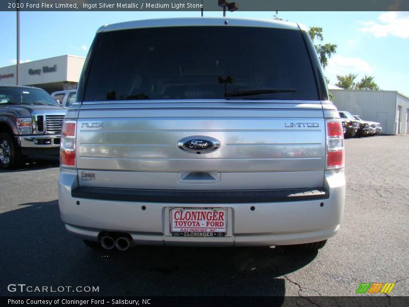 Ingot Silver Metallic / Medium Light Stone 2010 Ford Flex Limited