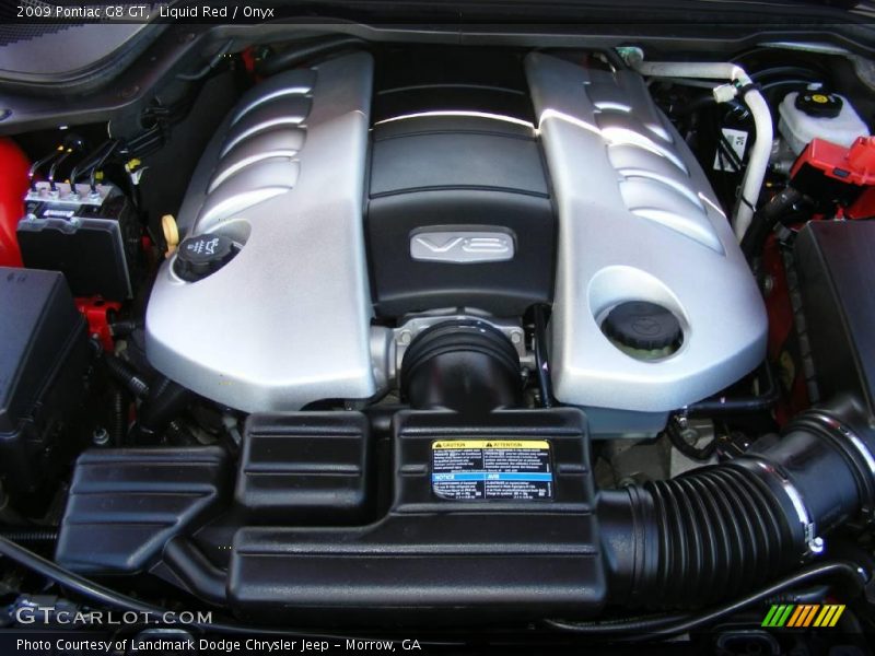 Liquid Red / Onyx 2009 Pontiac G8 GT