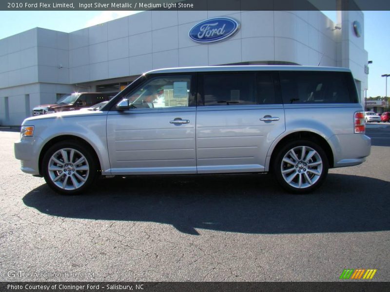 Ingot Silver Metallic / Medium Light Stone 2010 Ford Flex Limited